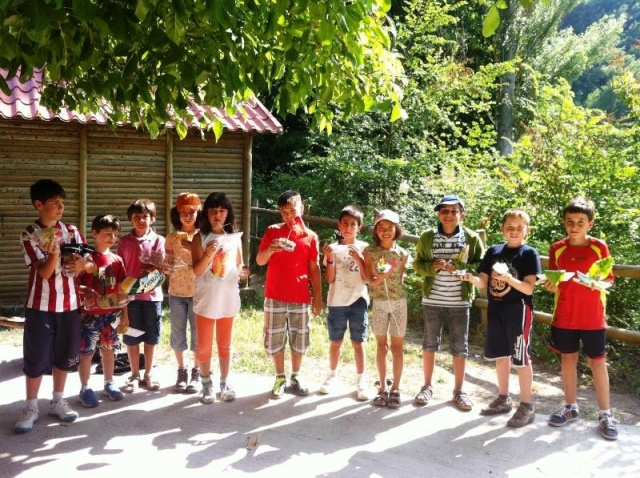 Tras el taller de manualidades